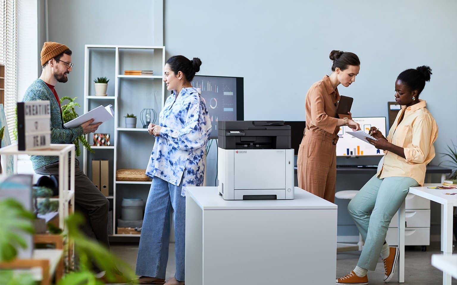 Wie Kyocera hybride Arbeitsplätze sicher und nachhaltig gestaltet